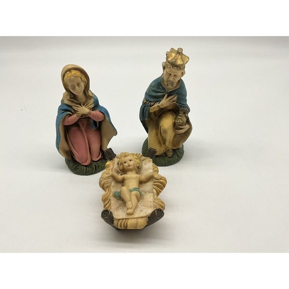 Italian Vintage Nativity 6pc - Picture 5 of 16
